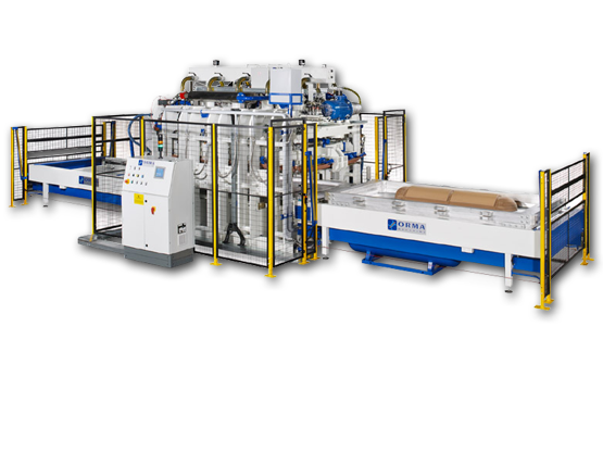 pressa a membrana AUTOMATION PANNELLI CURVI